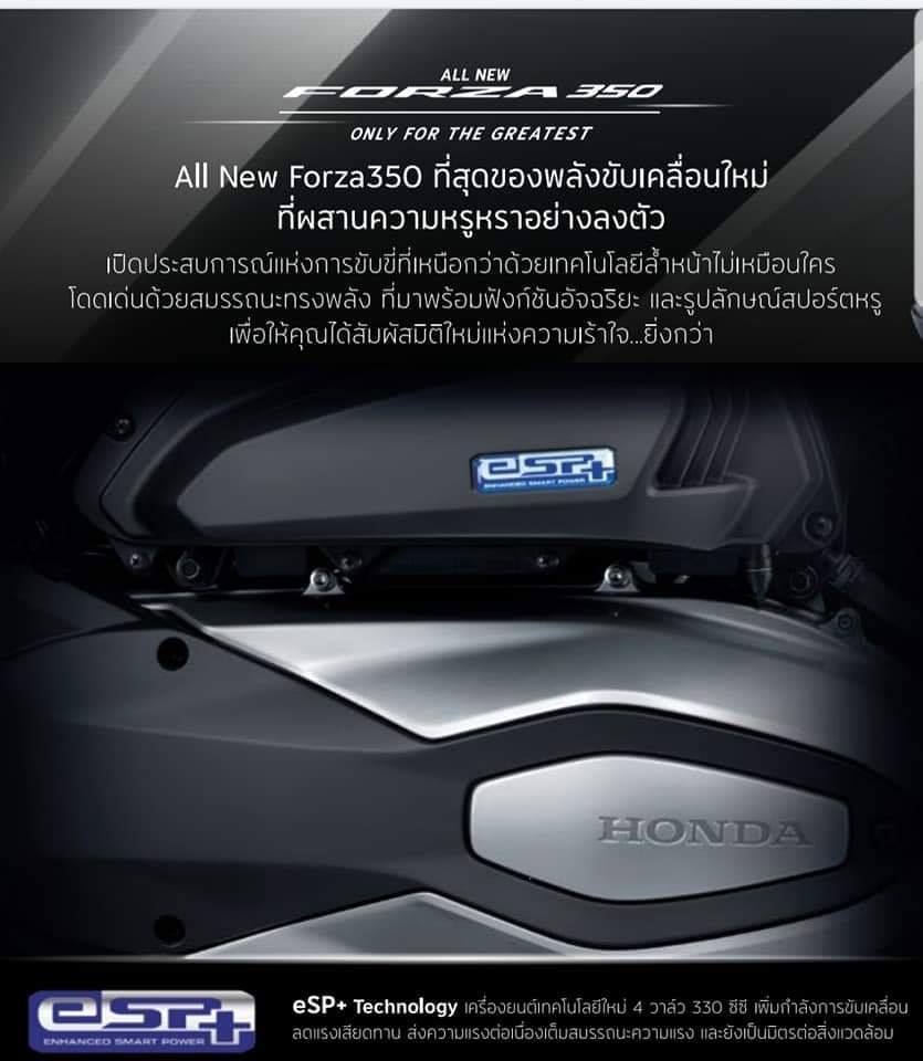 Honda Forza 350 2020 Price and Spec