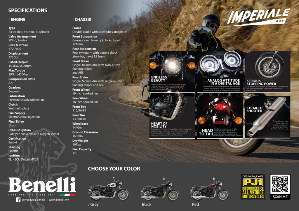 benelli imperiale 400 review malaysia