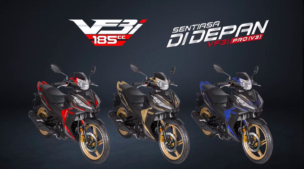 SYM VF3i 185 Pro V3 Launched in Malaysia - RM 9,338
