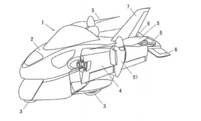Subaru's recent patent suggests a potential flying motorcycle.