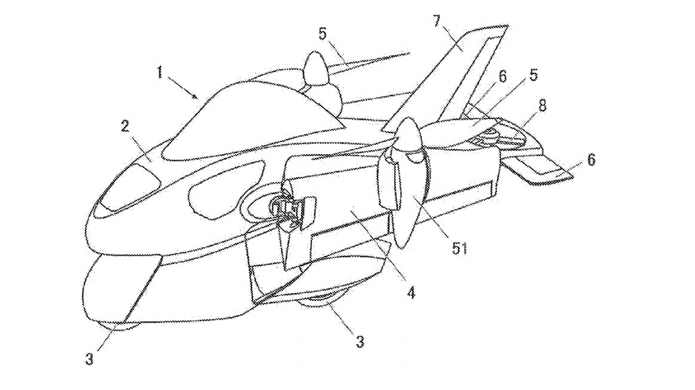 Subaru's recent patent suggests a potential flying motorcycle.