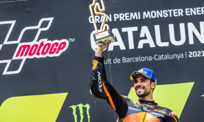 Miguel Oliveira scores his first victory in the Catalan GP.