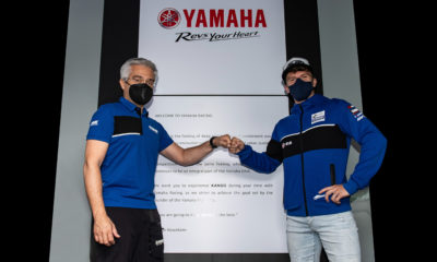 Garrett Gerloff signs with Yamaha for another year.