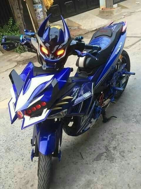 gambar motor y15 blue devil