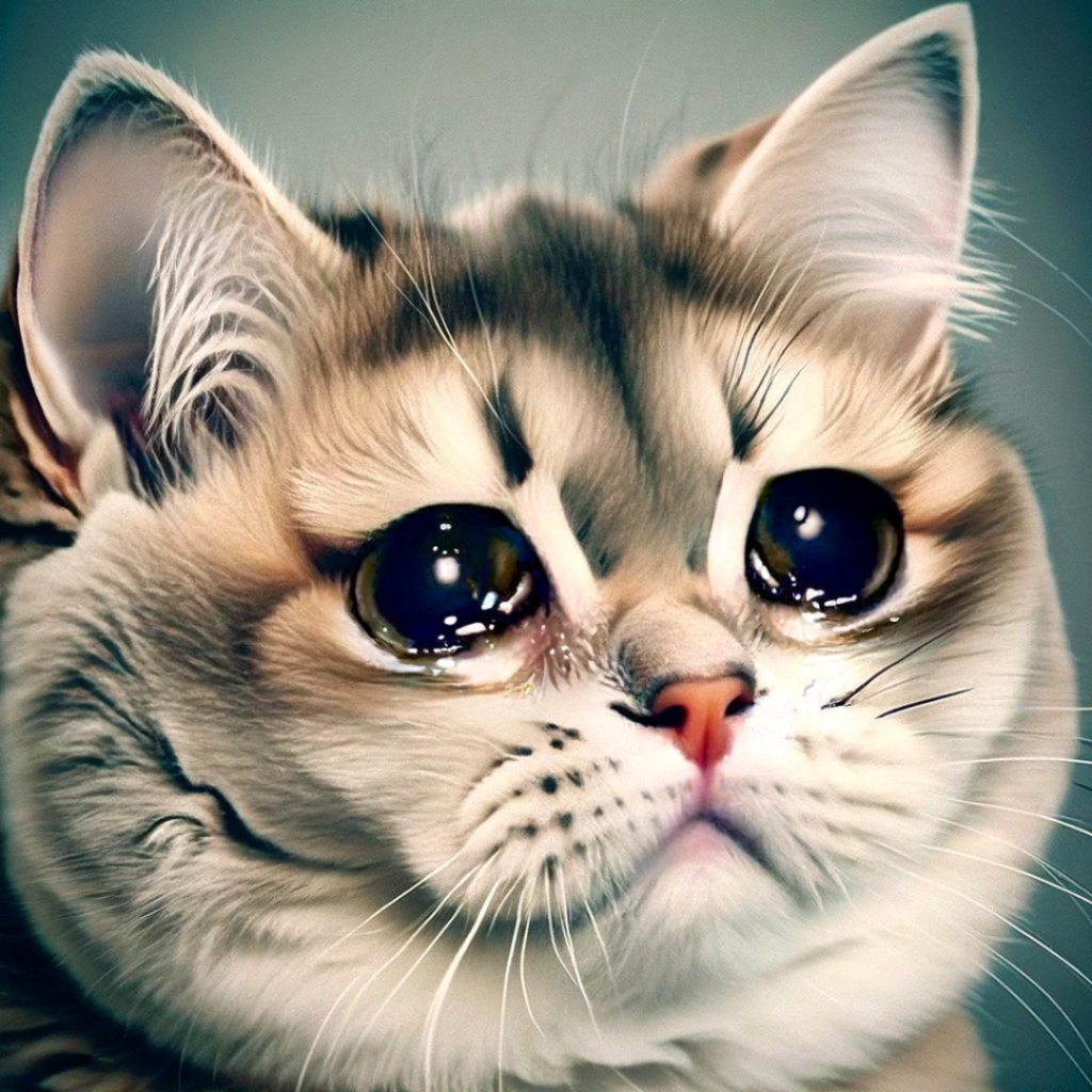 Kucing Meme menangis