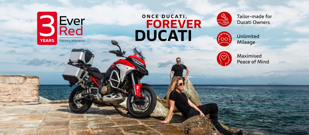 Ducati Malaysia's First Ever Red Factory Warranty Redefines Ownership"